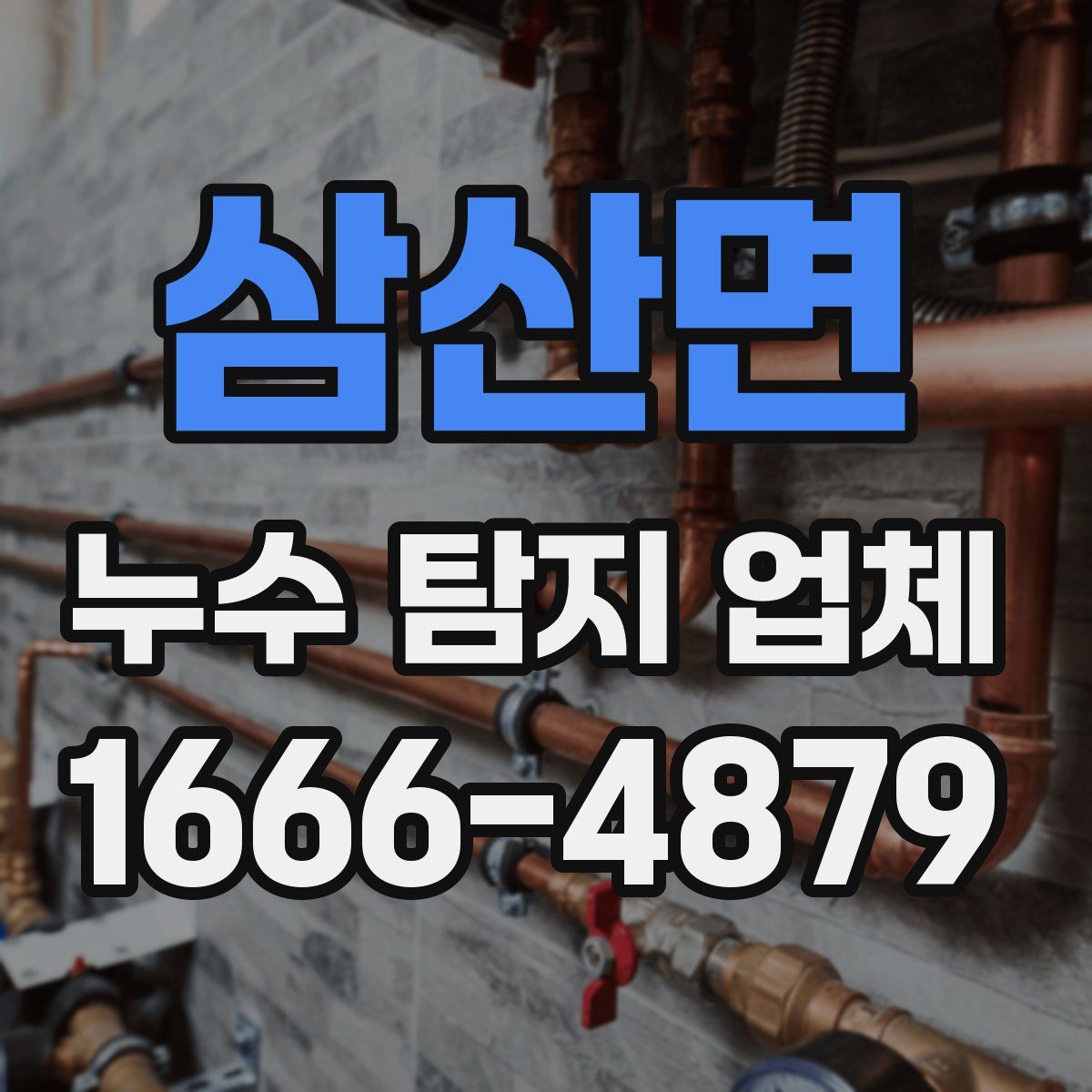 삼산면 누수 탐지 업체