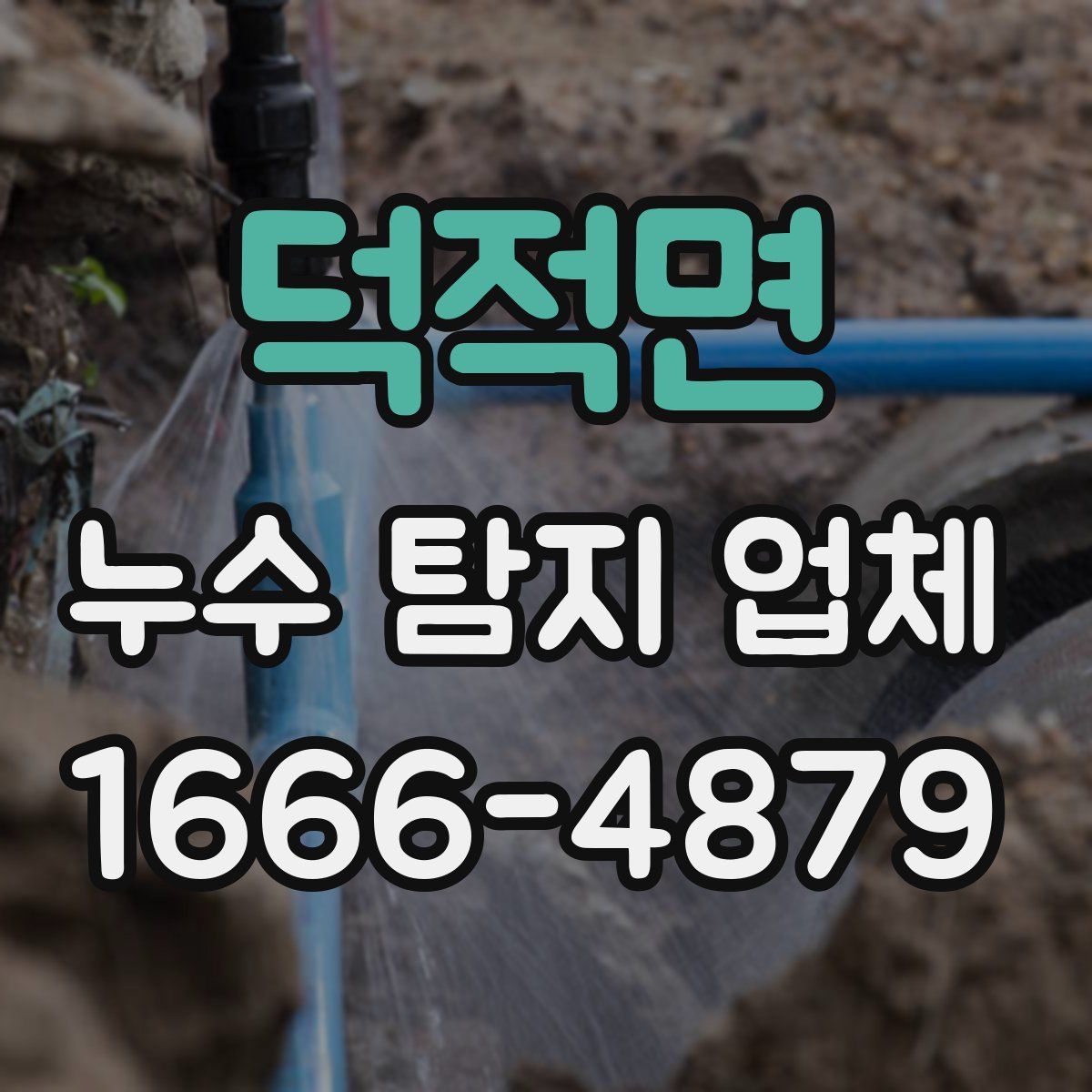 덕적면 누수 탐지 업체