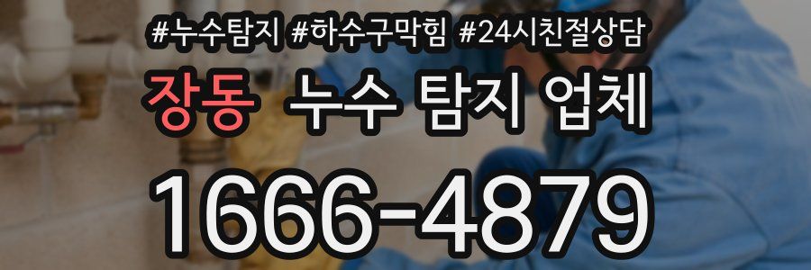 장동 누수 탐지 업체