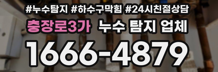 충장로3가 누수 탐지 업체