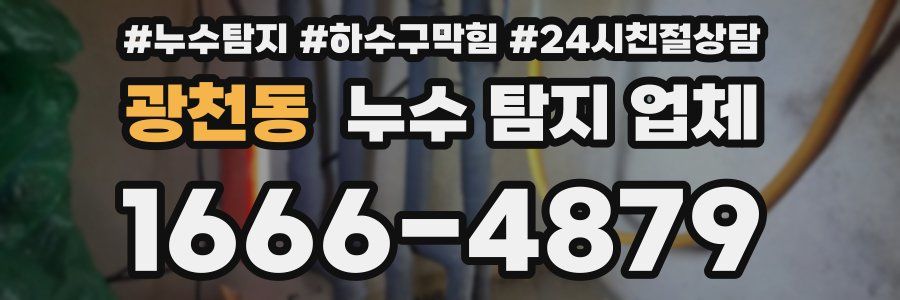 광천동 누수 탐지 업체