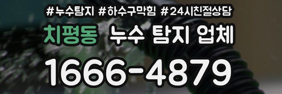 치평동 누수 탐지 업체