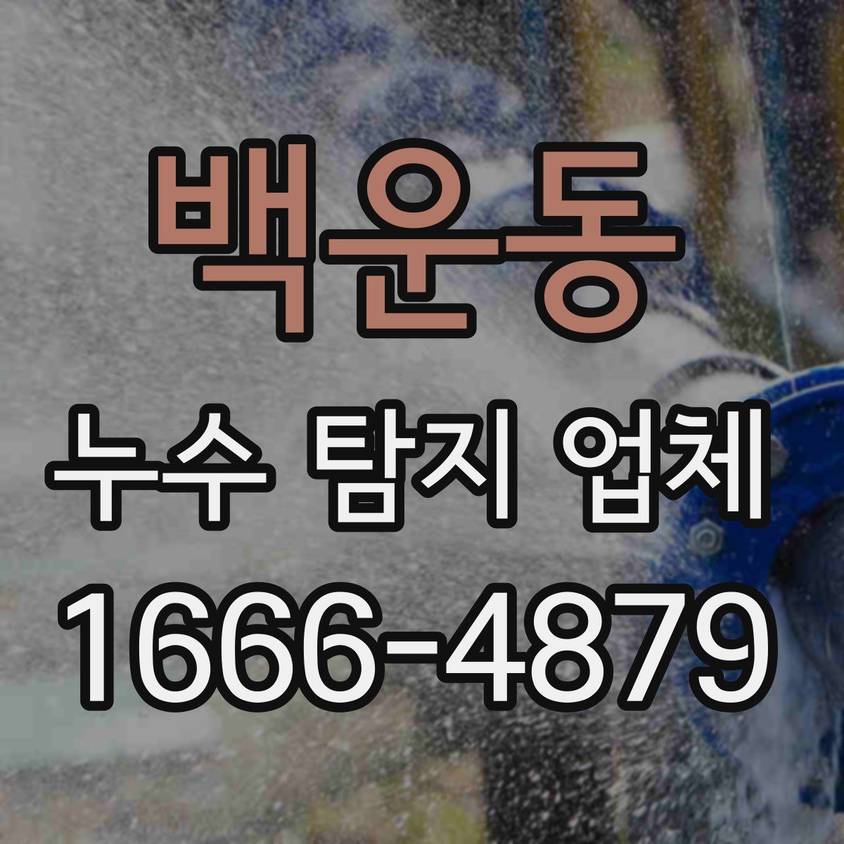 백운동 누수 탐지 업체
