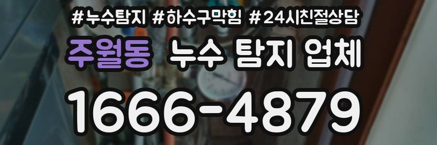 주월동 누수 탐지 업체