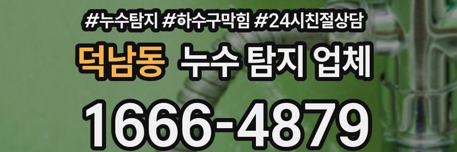 덕남동 누수 탐지 업체