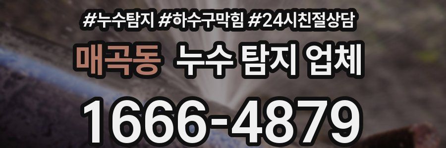 매곡동 누수 탐지 업체