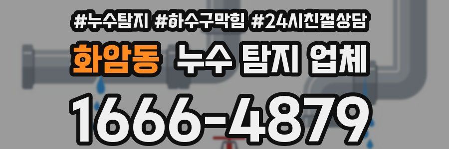 화암동 누수 탐지 업체