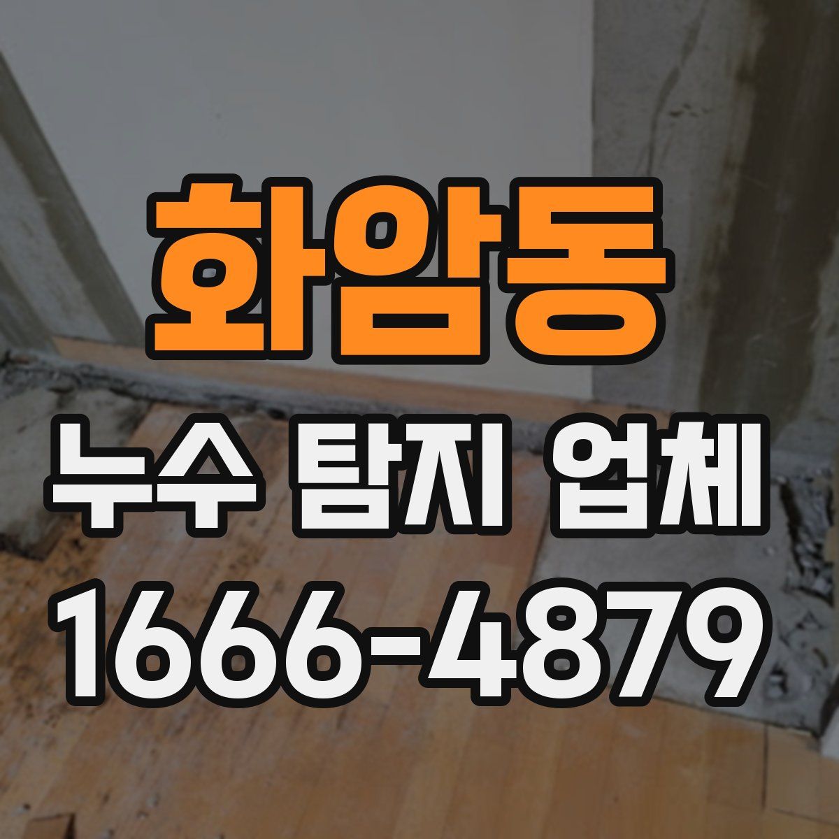 화암동 누수 탐지 업체