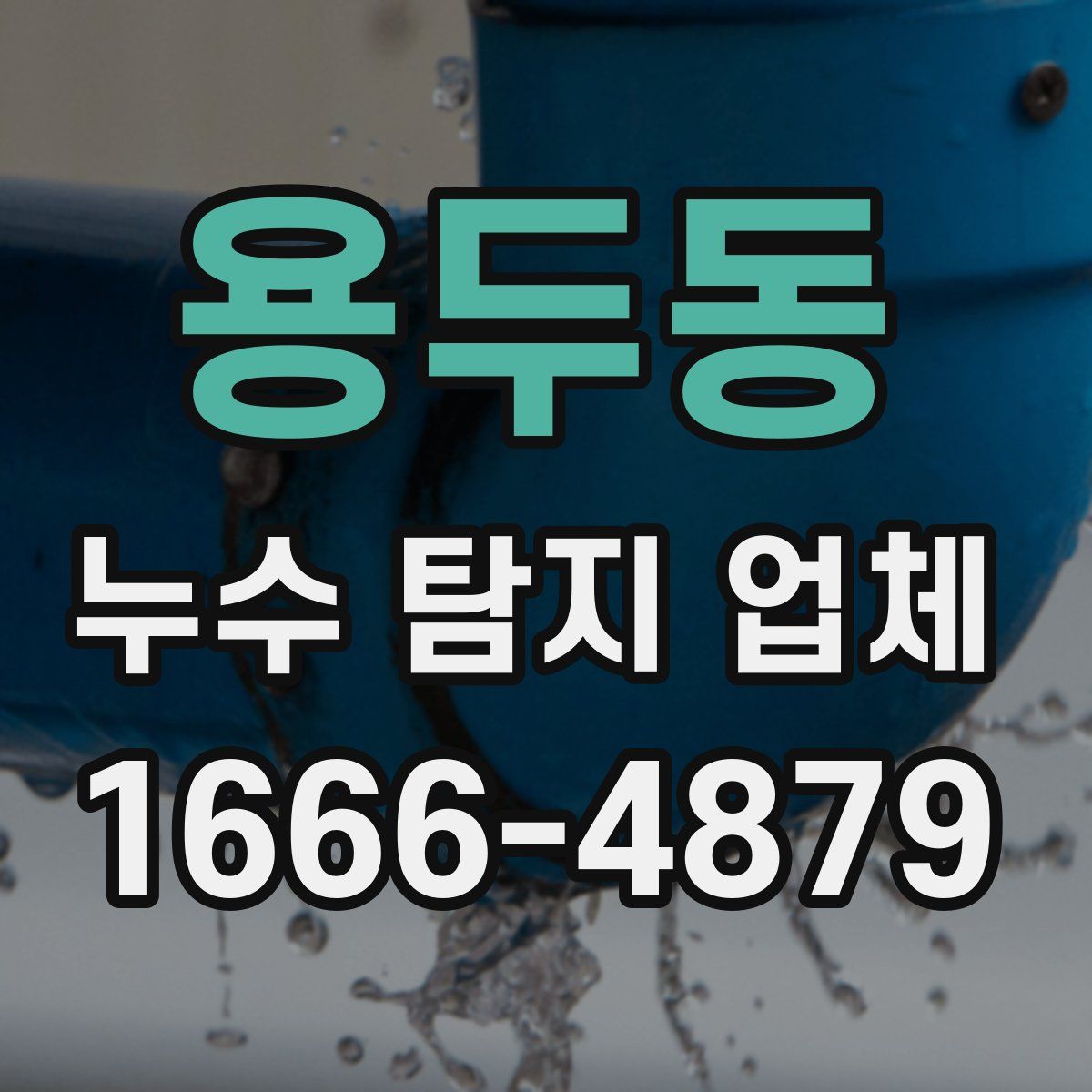 용두동 누수 탐지 업체