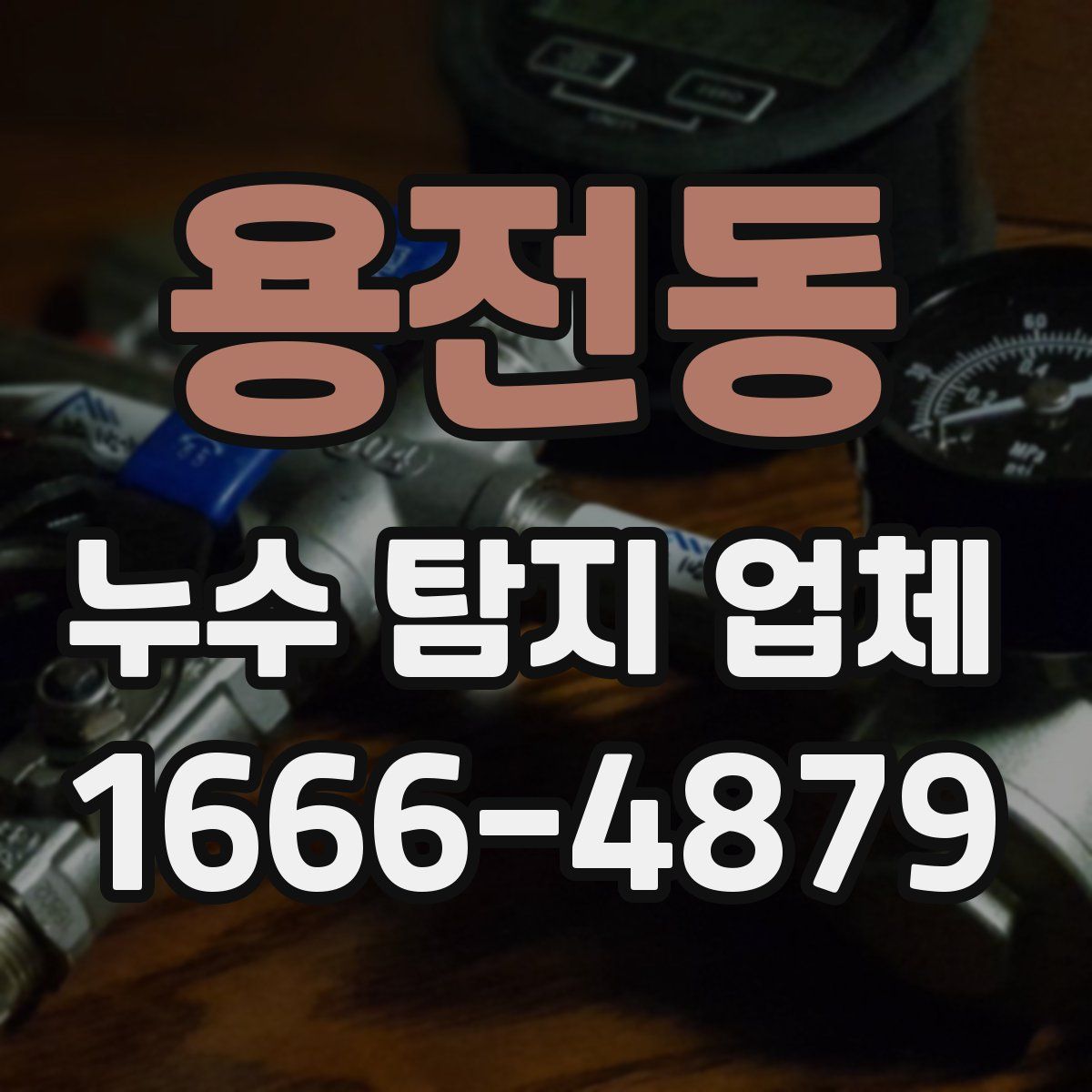용전동 누수 탐지 업체