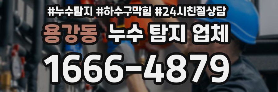 용강동 누수 탐지 업체