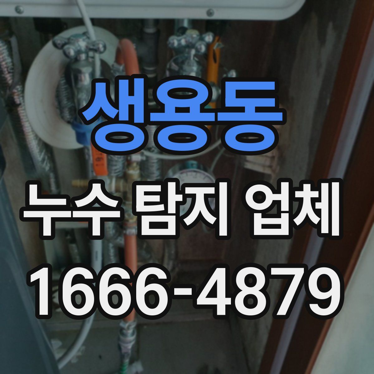 생용동 누수 탐지 업체