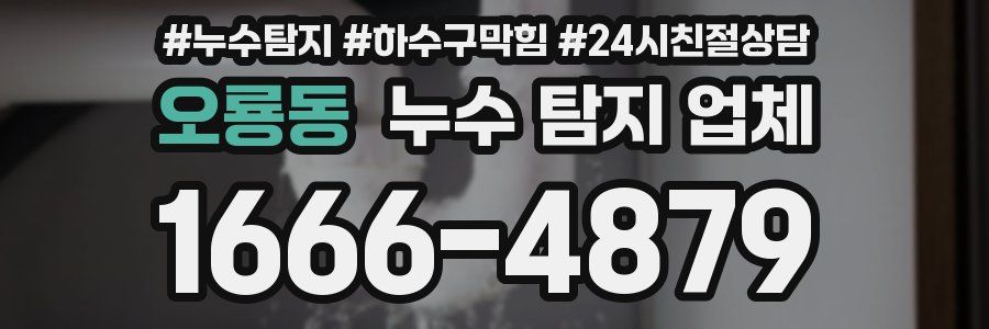 오룡동 누수 탐지 업체