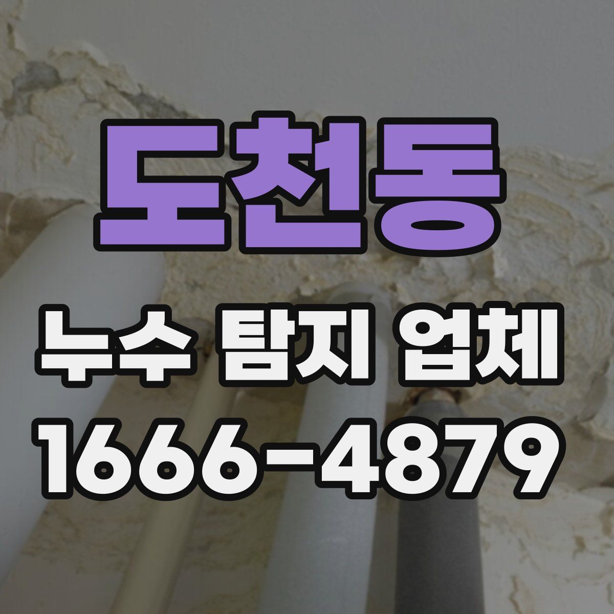 도천동 누수 탐지 업체