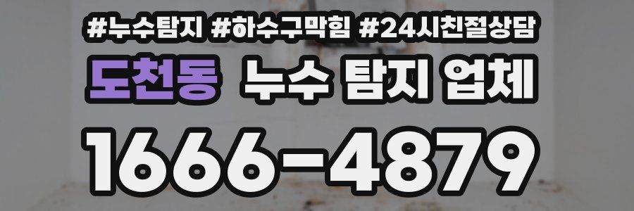 도천동 누수 탐지 업체