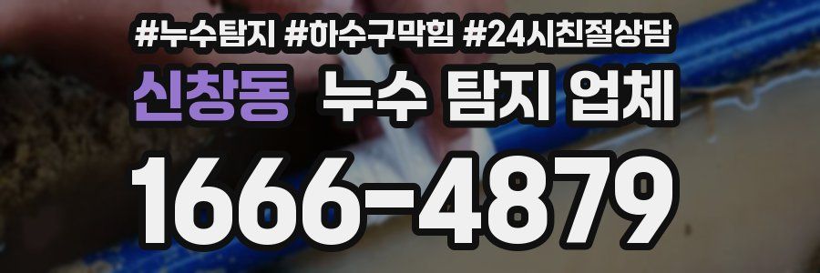 신창동 누수 탐지 업체
