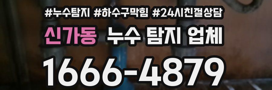 신가동 누수 탐지 업체
