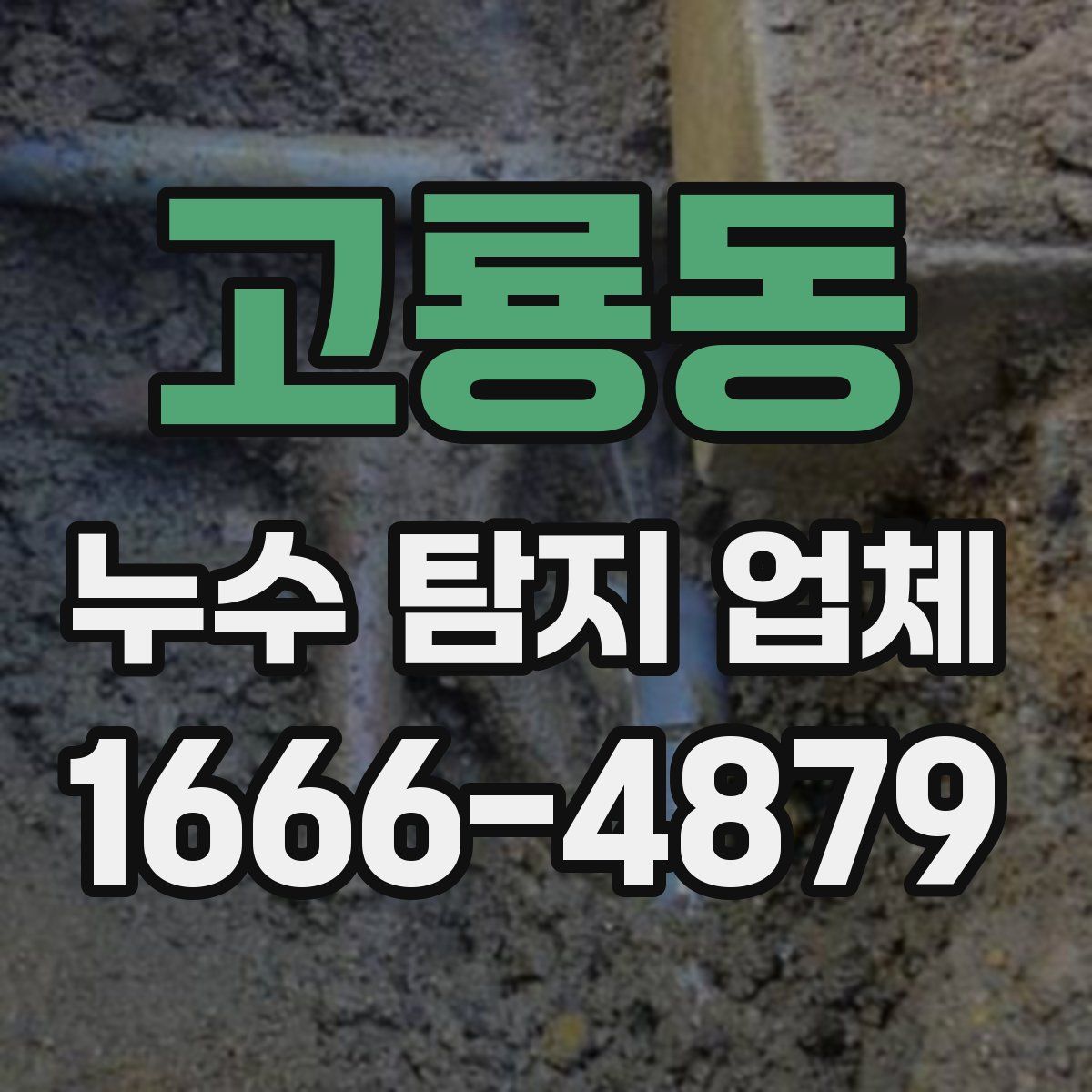 고룡동 누수 탐지 업체