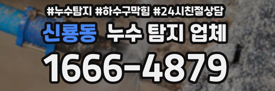 신룡동 누수 탐지 업체