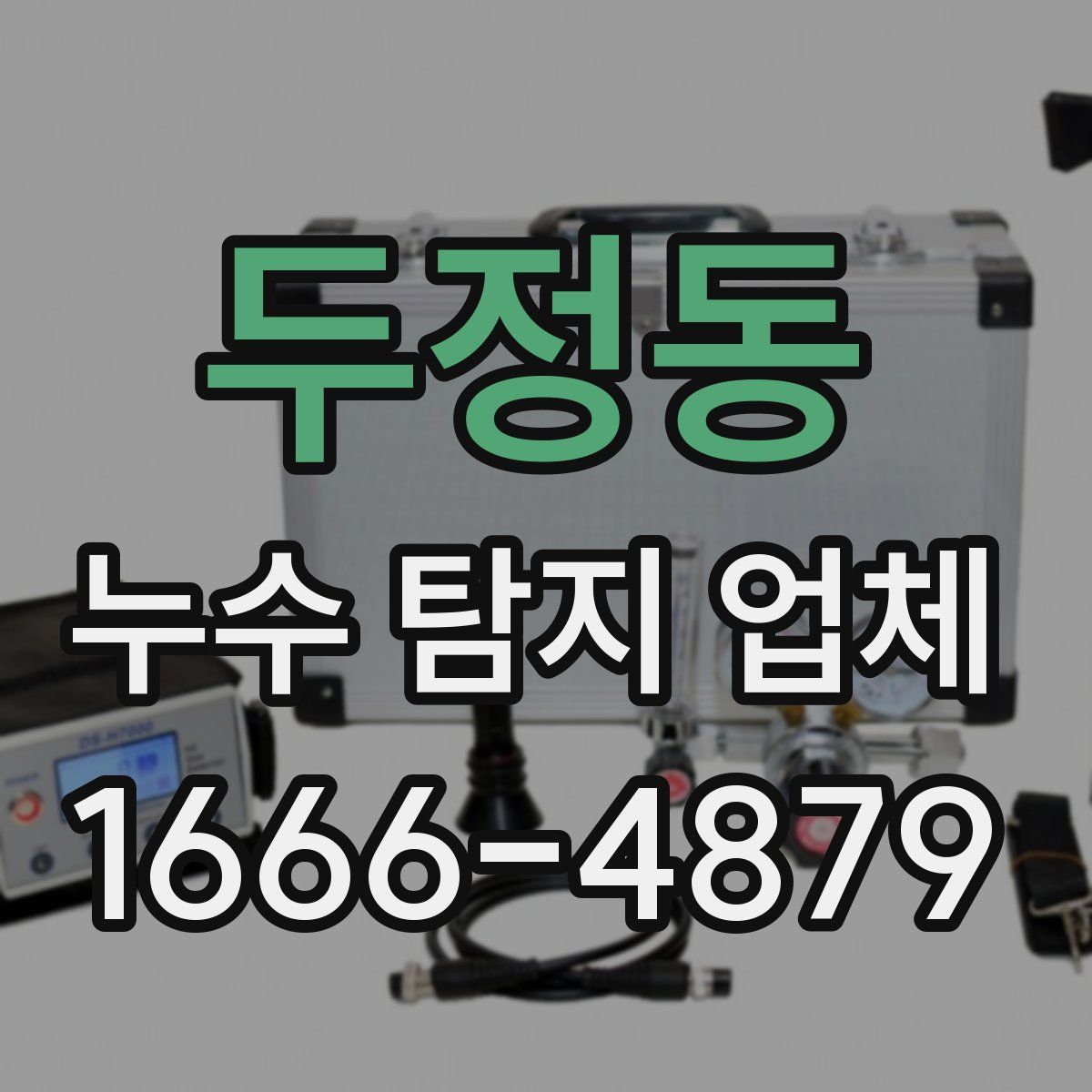 두정동 누수 탐지 업체
