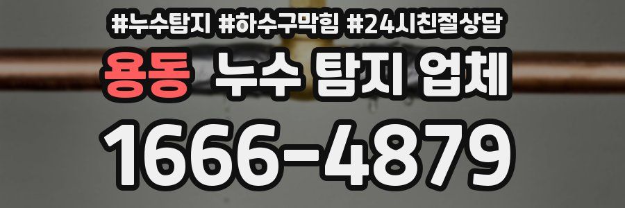 용동 누수 탐지 업체