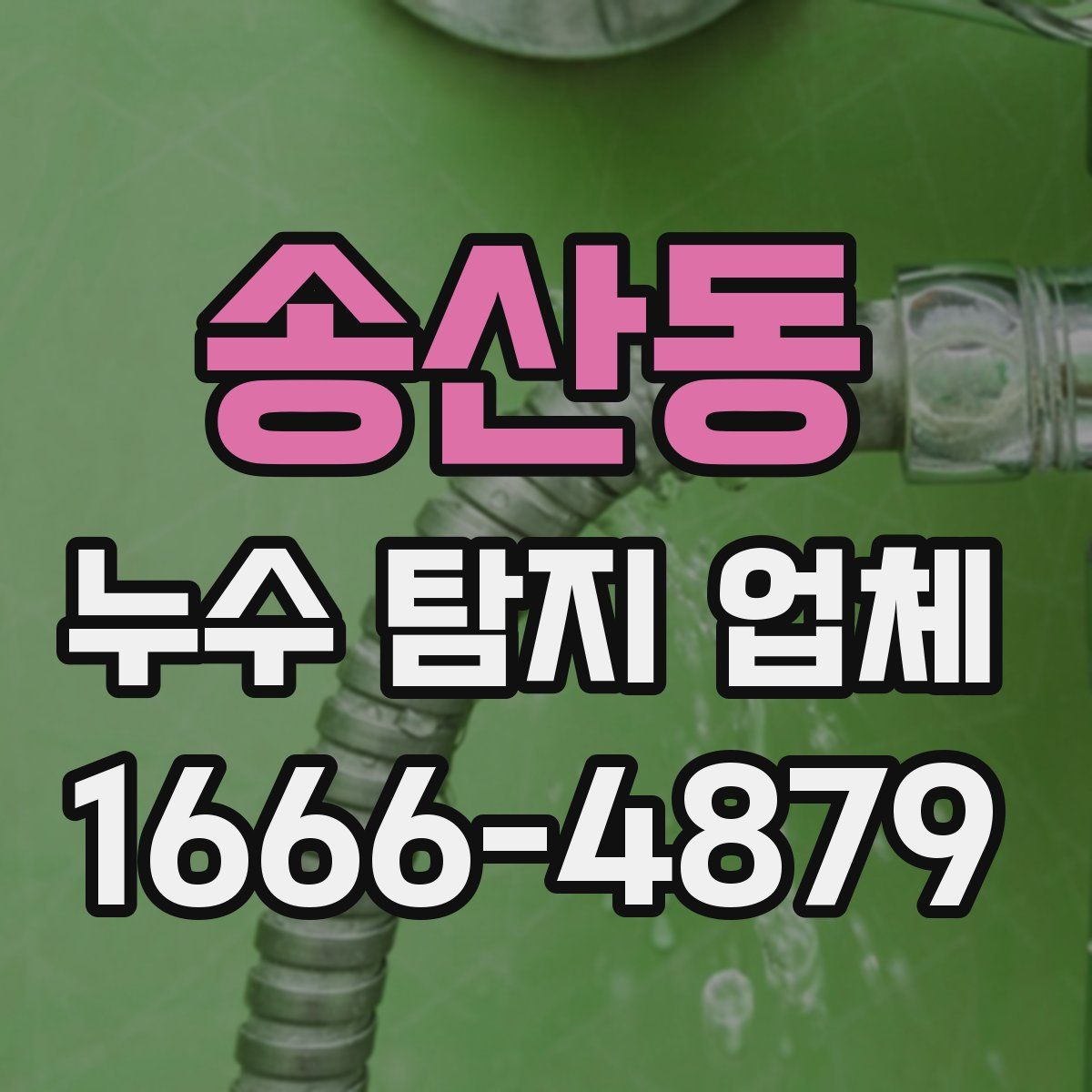 송산동 누수 탐지 업체