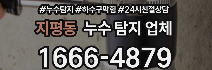 지평동 누수 탐지 업체
