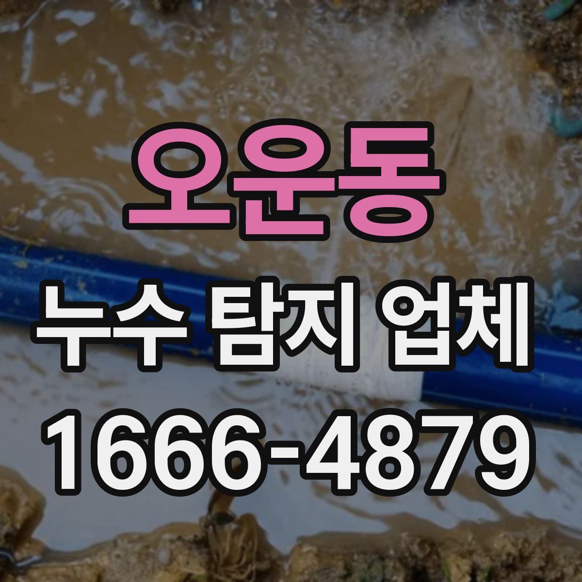 오운동 누수 탐지 업체