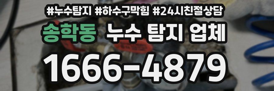 송학동 누수 탐지 업체