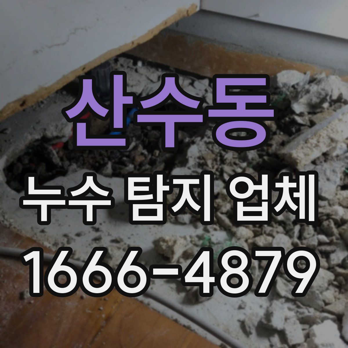 산수동 누수 탐지 업체