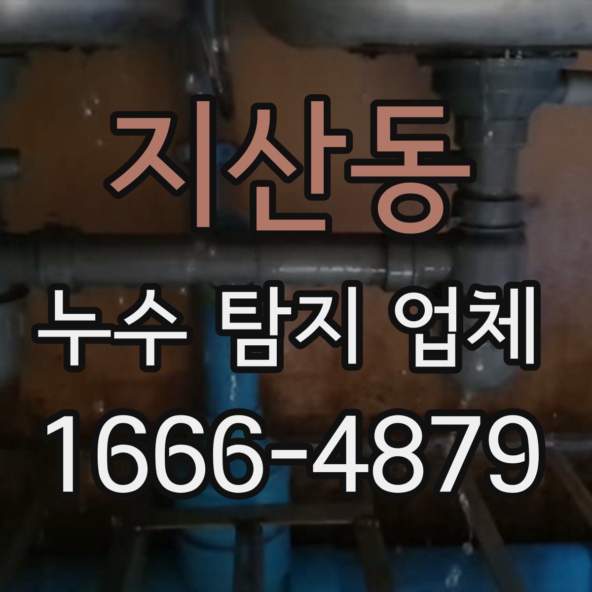 지산동 누수 탐지 업체