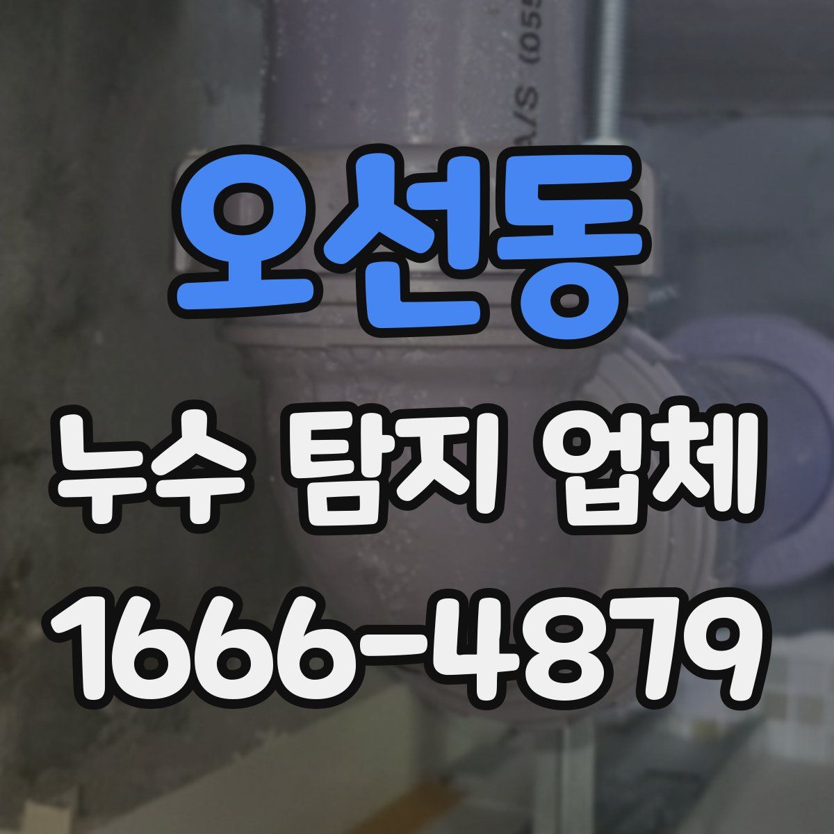 오선동 누수 탐지 업체
