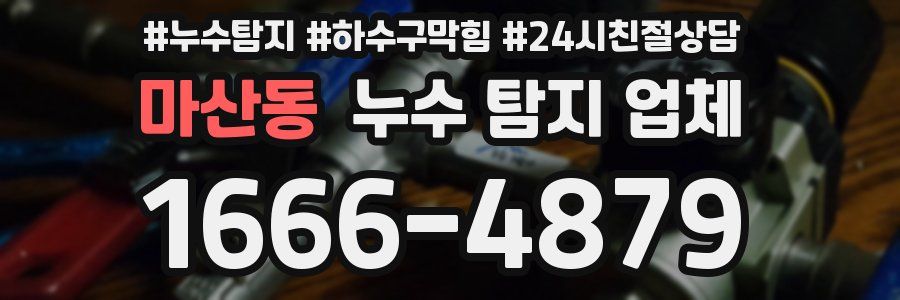 마산동 누수 탐지 업체