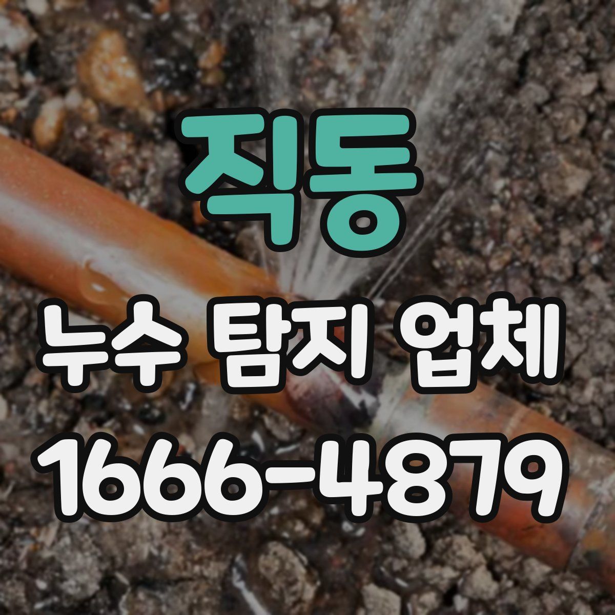 직동 누수 탐지 업체