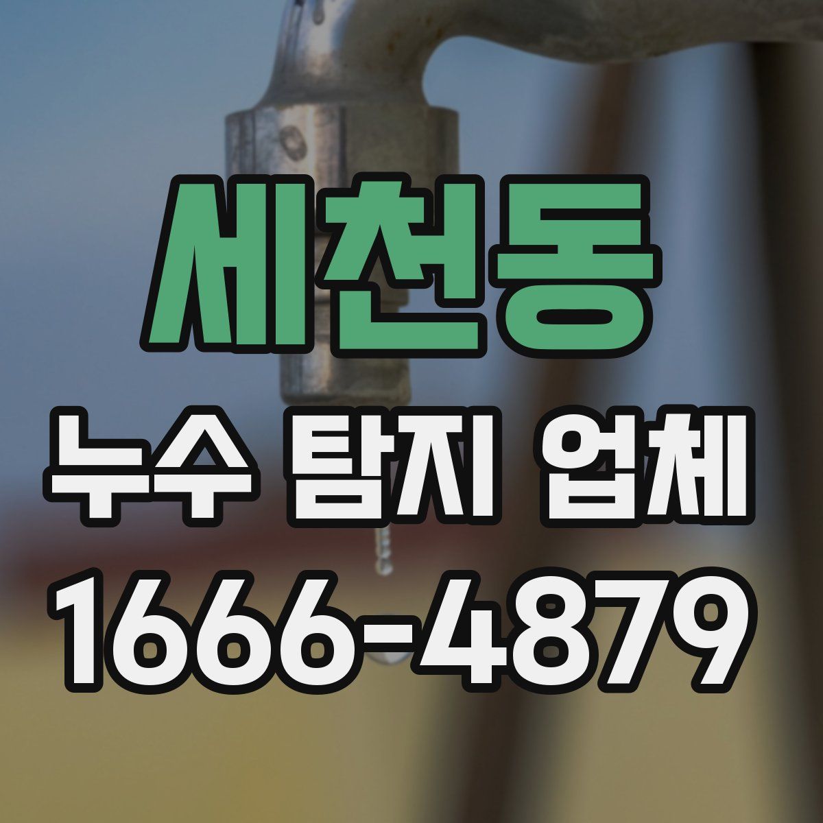 세천동 누수 탐지 업체
