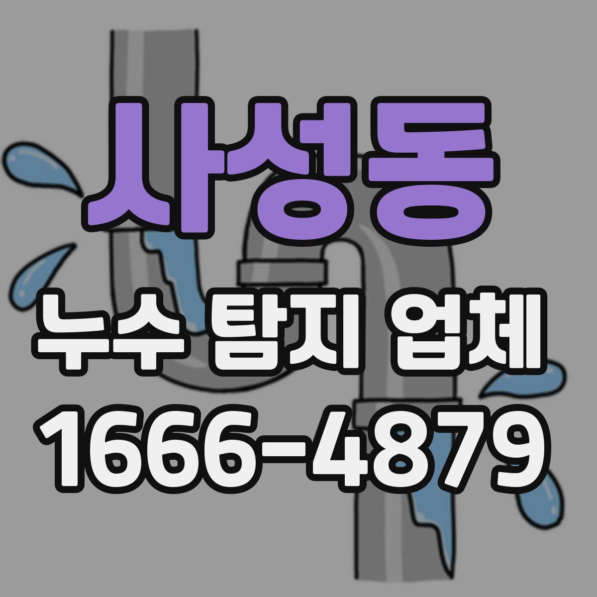 사성동 누수 탐지 업체