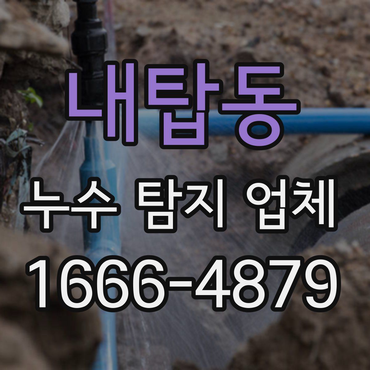 내탑동 누수 탐지 업체