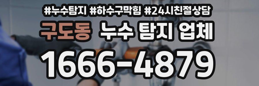 구도동 누수 탐지 업체