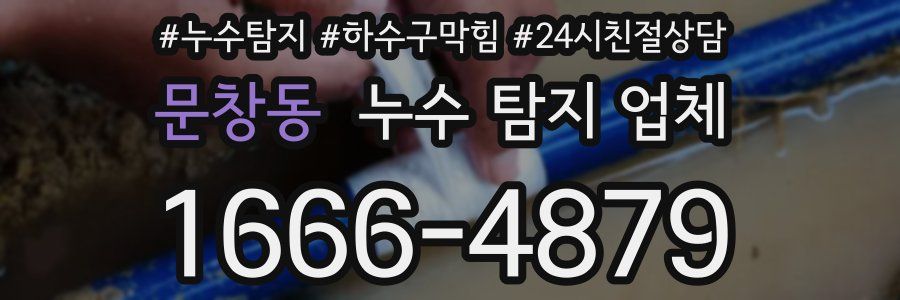 문창동 누수 탐지 업체