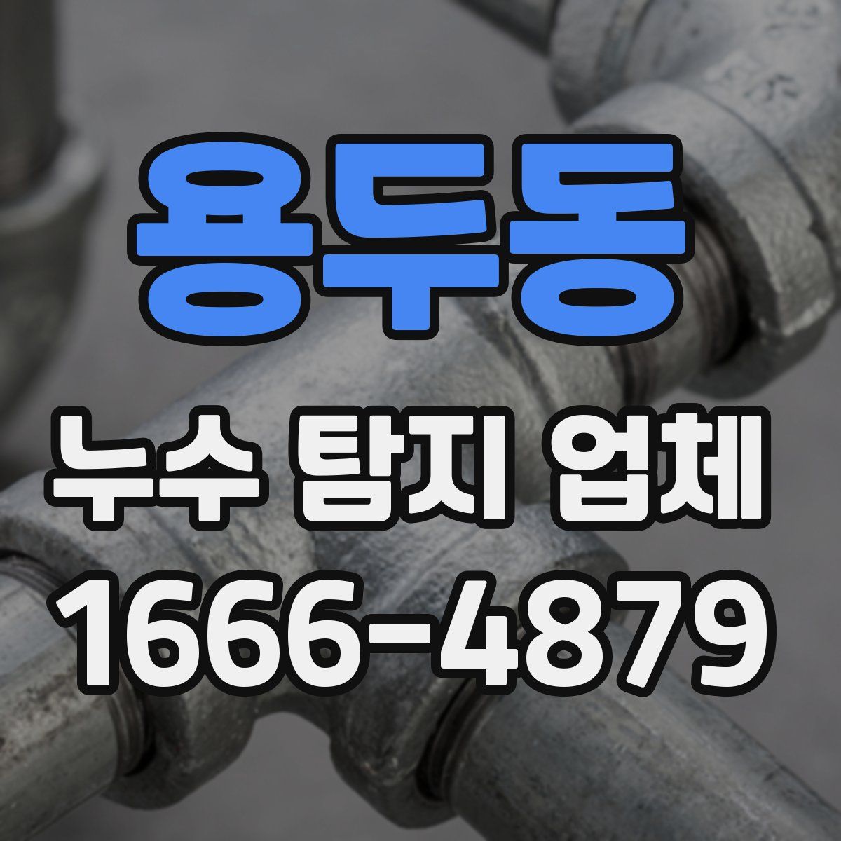 용두동 누수 탐지 업체
