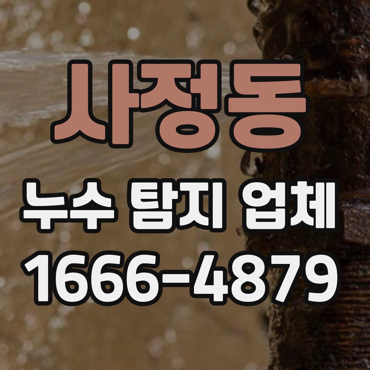 사정동 누수 탐지 업체