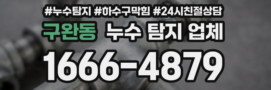 구완동 누수 탐지 업체
