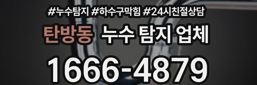 탄방동 누수 탐지 업체