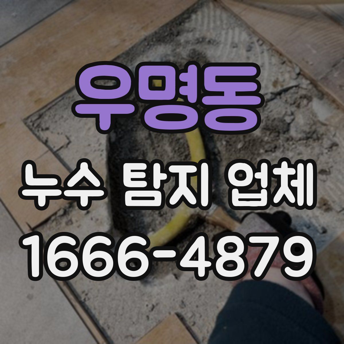 우명동 누수 탐지 업체