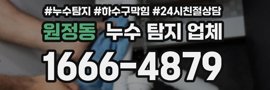 원정동 누수 탐지 업체