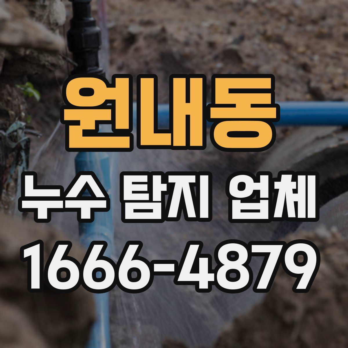 원내동 누수 탐지 업체
