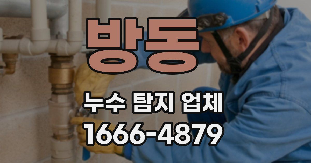 방동 누수 탐지 업체