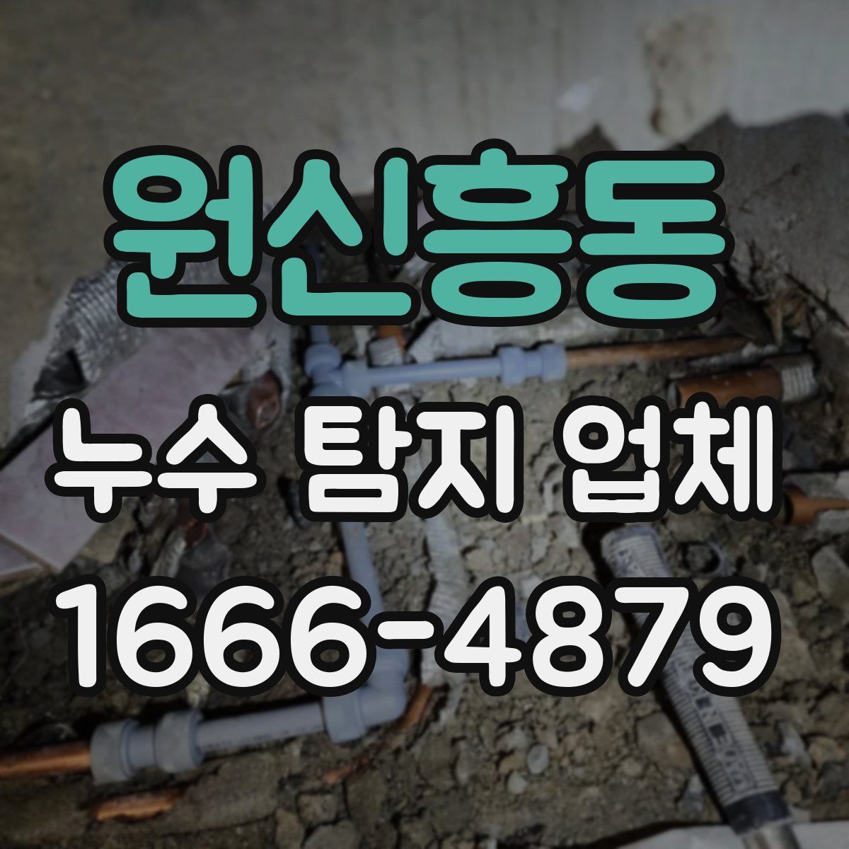 원신흥동 누수 탐지 업체