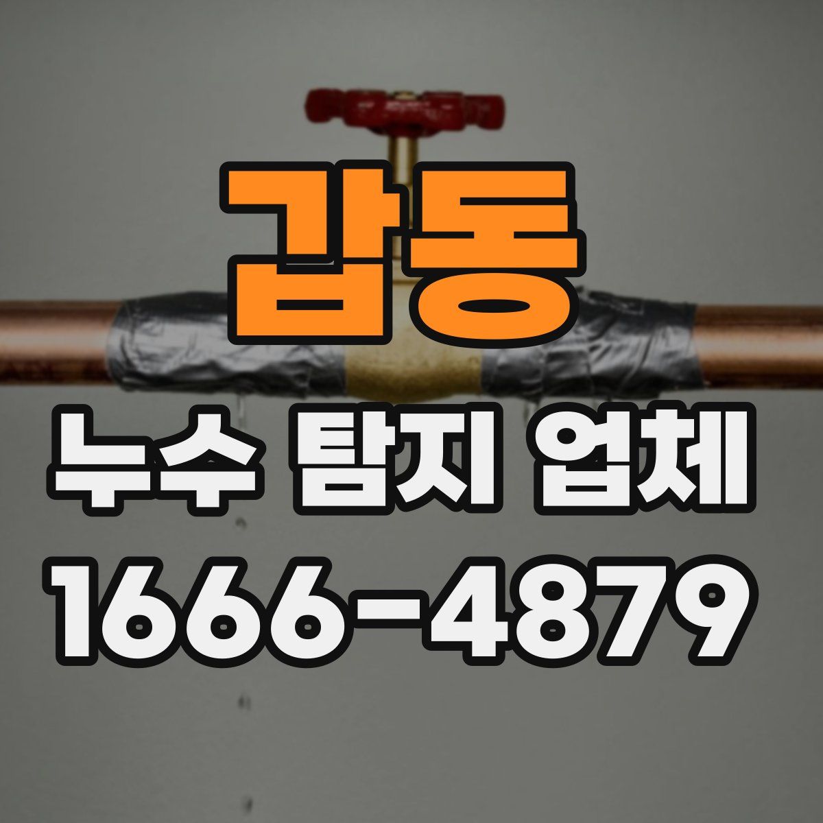 갑동 누수 탐지 업체