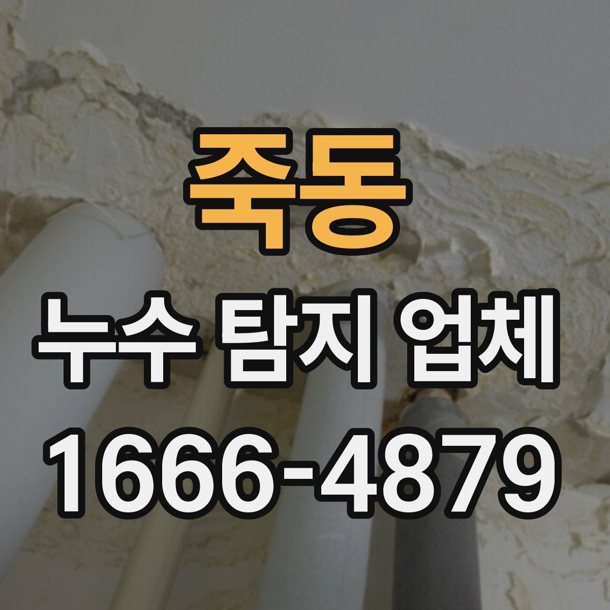 죽동 누수 탐지 업체